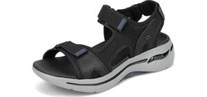 Skechers Men's Arch Fit Mission - Sandals for Hallux Rigidus
