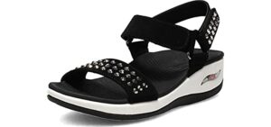 Skechers Women's Arch Fit Sunshine - Sandals for Flat Feet