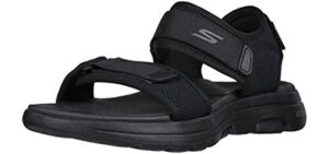 Skechers Men's GoWalk 5 - Achilles Tendonitis Sports Sandals
