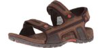 Merrell Men's Sandspur Oak - Outdoor Sandals for Diabetics