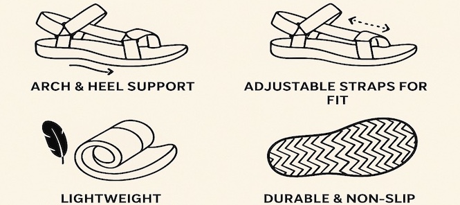 Best Arch Support Flip-Flops Features