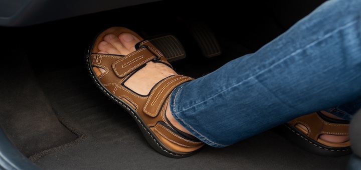 Comfortable & Safe Driving Sandals Featured Image