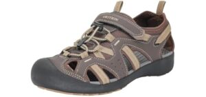 Grition Men's Closed toe - Sandals for Hiking and Water Sports