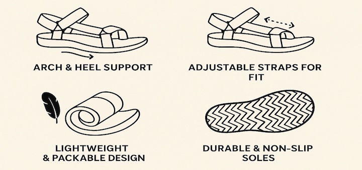 Best Travel Sandal Features