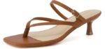 CUSHIONAIRE Madrid Kitten Heel - Sleek thong-strap