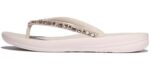 FitFlop Women's Iqushion Multi-Crystal Ergonomic - Narrow Feet Flip Flops