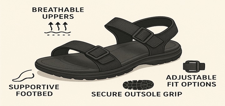 Perfect Summer Sandals Features