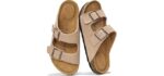 Project Cloud Women's Double-Strap Buckle - Sandal for Arthritic Feet