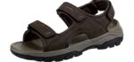Skechers Men's Tresmen-Garo - Sandal for Knee Pain