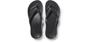 Archies Men's Orthotic - Flip Flop for Showering