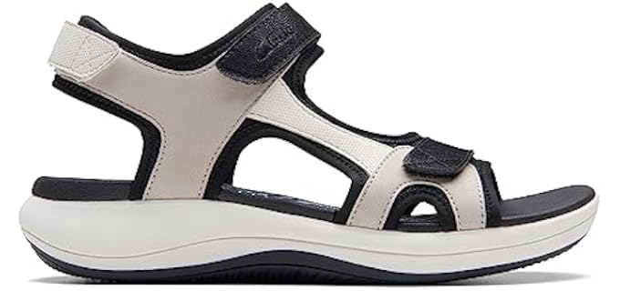 Clarks Women's Mira Bay - Dressy Sandals for Extensor Tendonitis