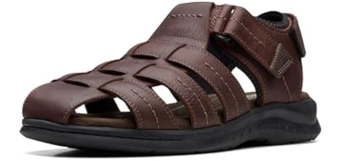 Clarks Men's Walkford Fish - High Instep Summer Sandals