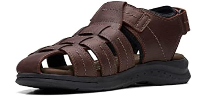Clarks Men's Walkford Fish - High Instep Summer Sandals