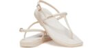 Crocs Women's Miami - Flat Thong Summer Sandals