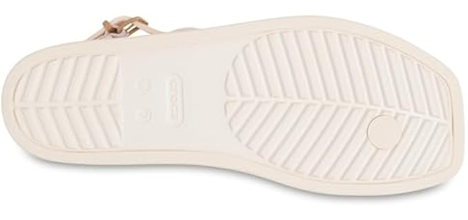 Crocs Women's Miami - Flat Thong Summer Sandals