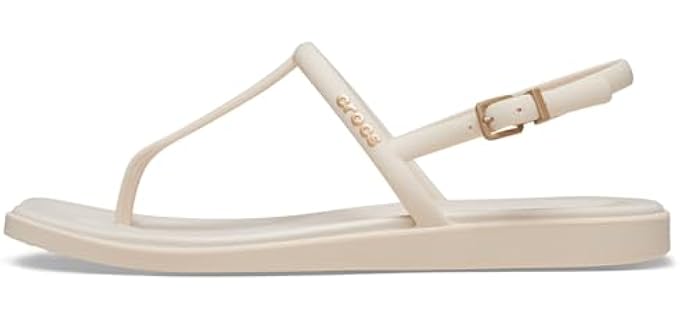 Crocs Women's Miami - Flat Thong Summer Sandals