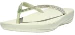 FitFlops Women's Iqushion Sparkle - Walking Flip-Flops for Sesamoiditis