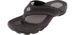 Kaiback Men's Drifter - Flip Flops for Walking Long Distances