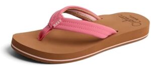 Reef Women's Cushion Breeze - Water-Friendly Beach Flip-Flops