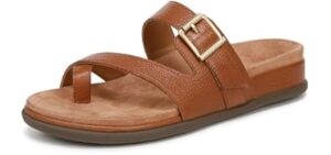 Vionic Women's Carmela Thongs - Sandals for Flat feet