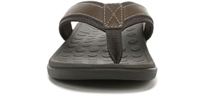 Vionic Men's Tide 544MTIDE - Podiatrist Recommended Flip Flop Sandal