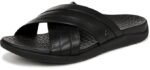 Vionic Men's Tide Slide - Slide Sandals for Flat Feet
