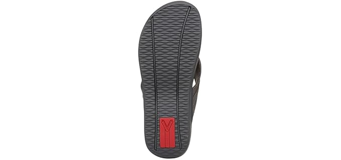 Vionic Men's Tide II - Flat Feet Flip Flops