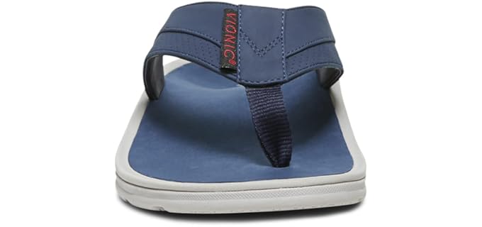 Vionic Men's Wander Wyatt - Flat Feet Flip Flops