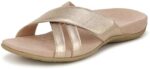 Vionic Women's Rest Zarie - Slide Sandals for Flat Feet