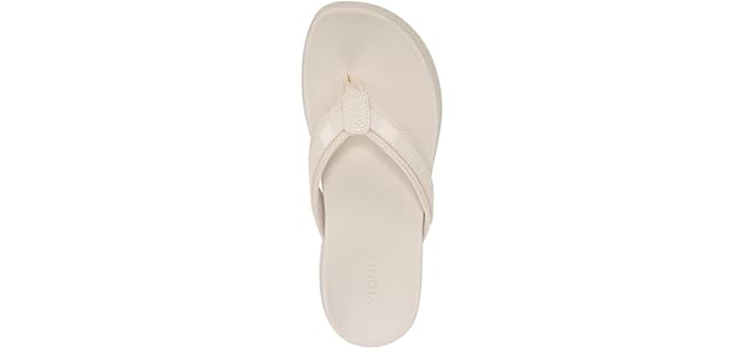 Vionic Women's High Tide Ii - Flip Flops for Flat Feet