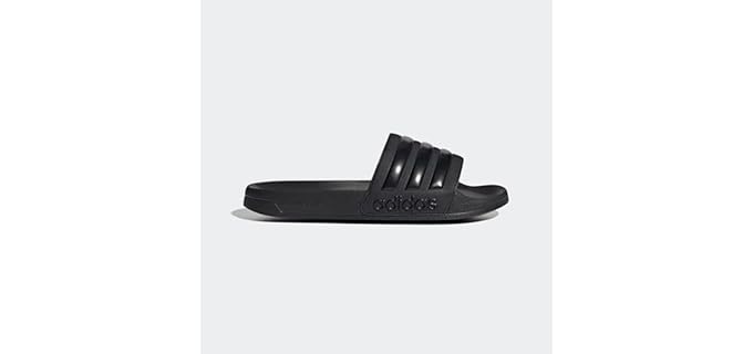 Adidas Men's Adilette - Cloudfoam Orthopedic Slides with Wide Fit