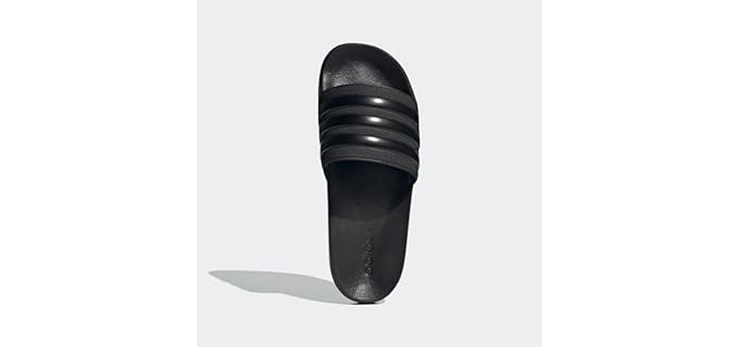Adidas Men's Adilette - Cloudfoam Orthopedic Slides with Wide Fit