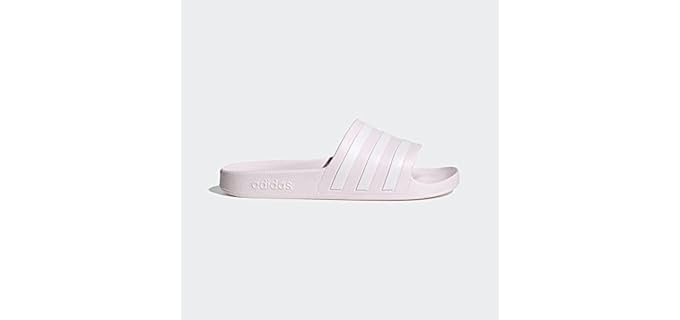 Adidas Women's Adilette - Cloudfoam Orthopedic Slides with Wide Fit