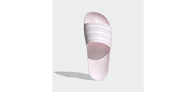 Adidas Women's Adilette - Cloudfoam Orthopedic Slides with Wide Fit