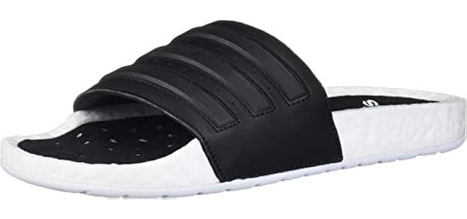 Adidas Men's Boost - Comfortable Slide Sandal