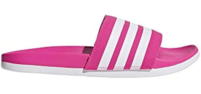 Adidas Women's Adilette - Open Toe Slide Sandal