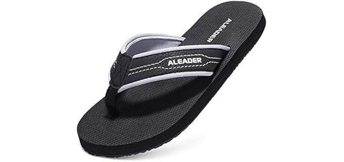Aleader Boy's Lightweight - Flip Flops for Kids