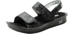 Alegria Women's Verona - Comfortable Rocker Bottom Summer Sandal with Adjustable Fit