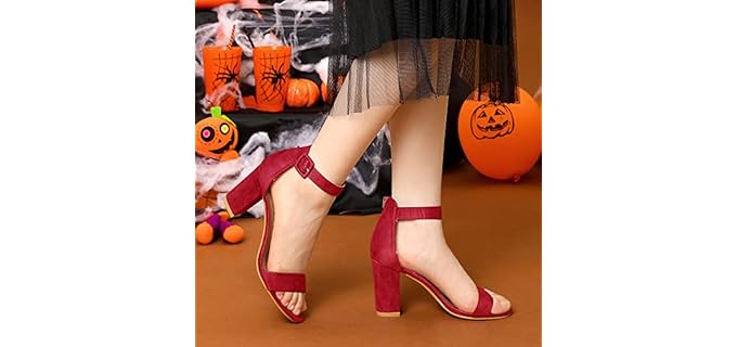 Allegra Women's K - Chunky Heel Dress Sandal