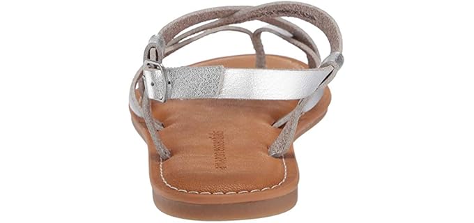 Amazon Essentials Women's Casual - Flat Sandals for Summer