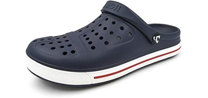 Amoji Men's Yard Shoes - Gardening Clogs