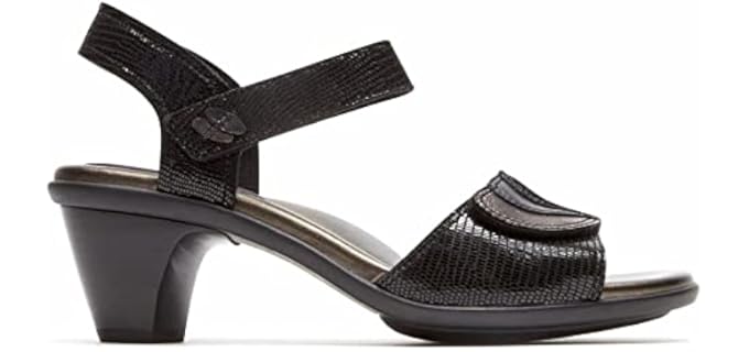 Aravon Women's Medici - Big Feet Dress Sandals