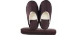Artisan’s Bazaar Women's Leather - Leather Travel Slippers