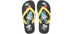 Ataiwee Girl's Beach - Flip Flops for Kids