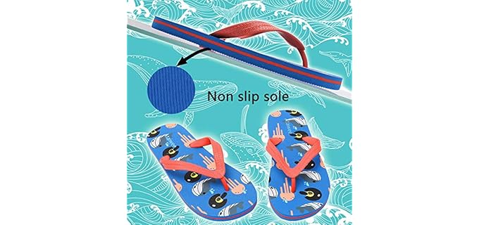 Ataiwee Boy's beach - Flip Flops for Kids