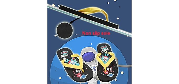 Ataiwee Girl's Beach - Flip Flops for Kids