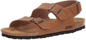 Bayton Men's Achille - Dress Sandals with a Cork Footbed