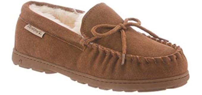 Bearpaw Women's Moccasin - Metatarsalgia Leather Slipper