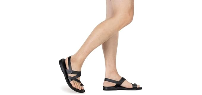 Jerusalem Sandals Women's Benjamin - Colorful Toe Loop Sandals