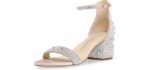 Betsey Johnson Women's Mari - Sandal for Wedding Guests